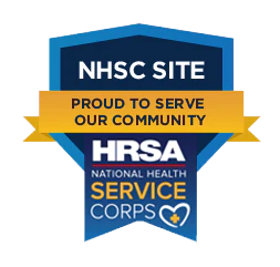 National Health Service Corps (NHSC) partner logo.